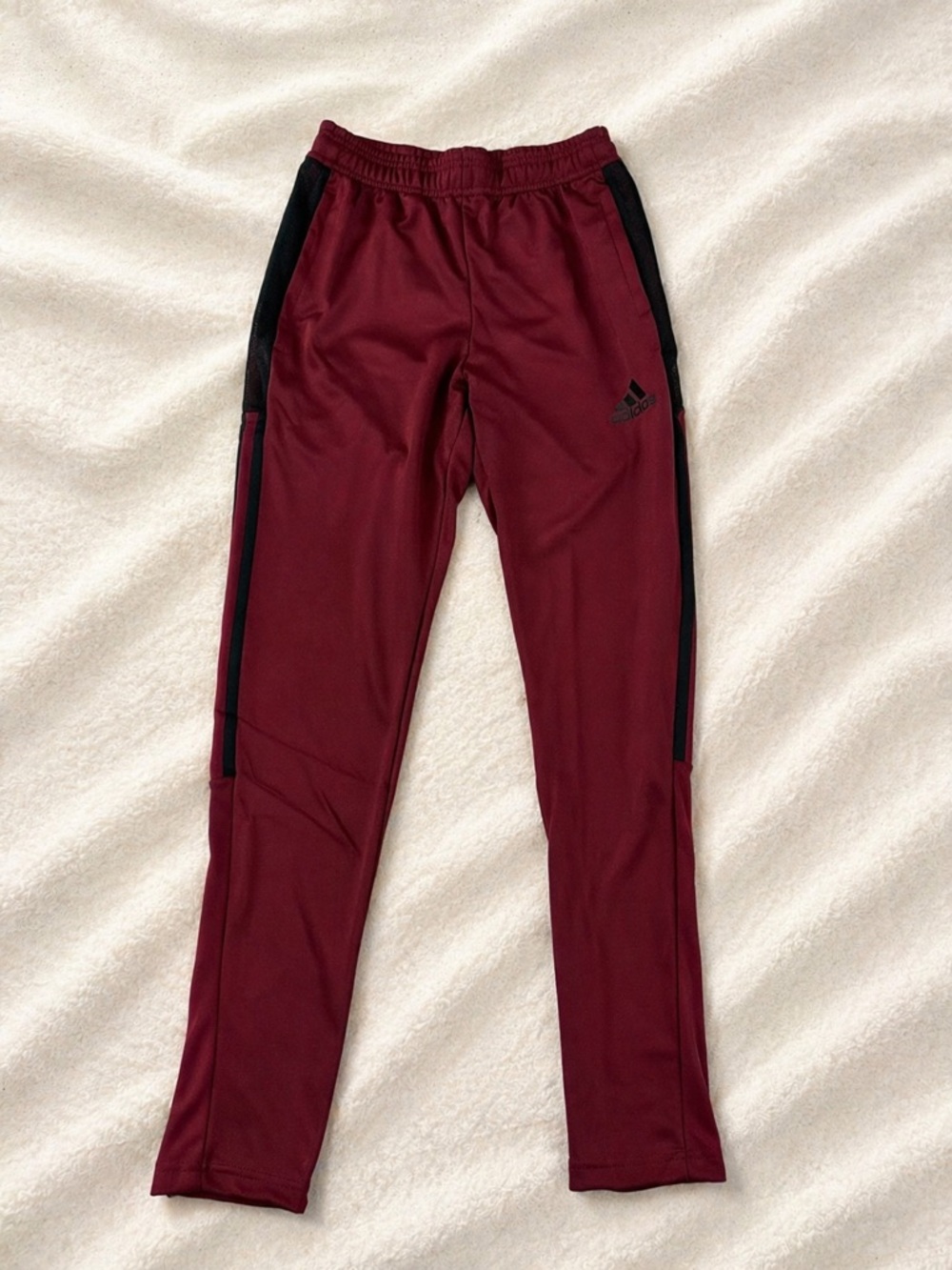 Adidas Tiro Track Pants Burgundy Black Stripe Men’s XS NWT